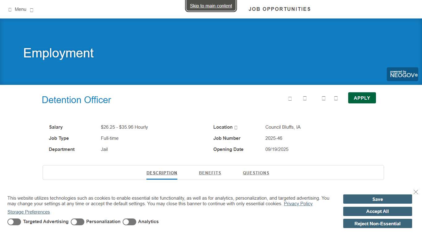 Job Opportunities Employment